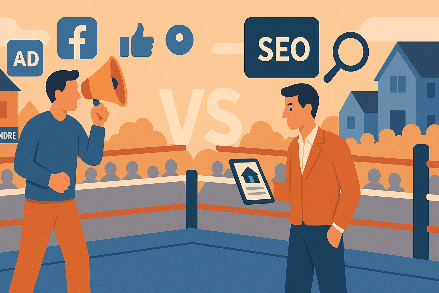 Leads vendeurs : Le match Facebook vs SEO